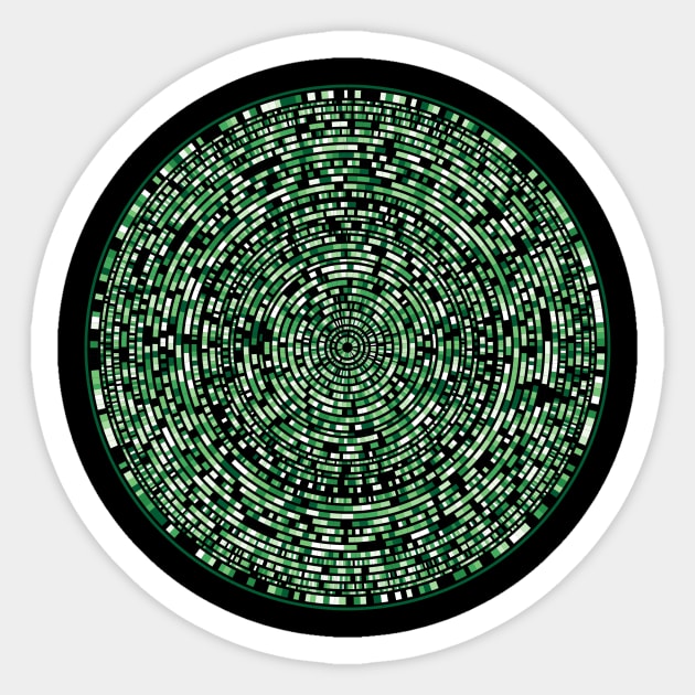 genome circles 10-1 Sticker by craftdesktop